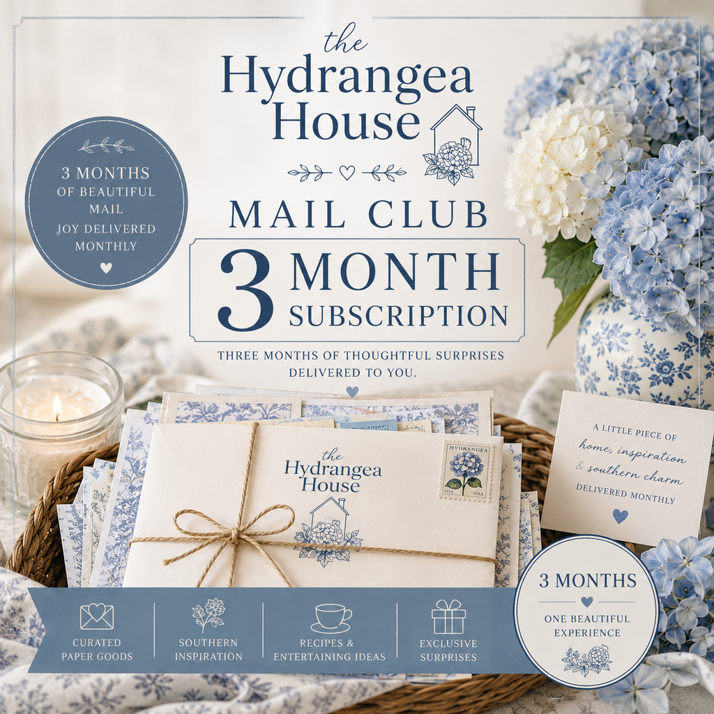 The Hydrangea House Monthly Mail Club – 3 Month Subscription